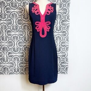 Lilly Pulitzer True Navy Janice Shift Dress